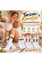 Wak Women's Sports Socks White with Writing 3-Piece Set Long Socks Cotton Seamless Breathable Sports Comfortable Socks - 5