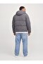 Jack Jones Jjgalaxy Puffer Jacket Pls Men's Anthracite Large Size Coat - 4