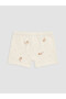 Özmarka New Season Ecru Girls' 3-Piece Boxer Set - 4