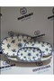 Porselen Ada 4-Piece Set (29, 24, 19, 15 cm) Salad, Serving, Boat Plate - 4