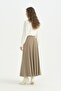 Segmented Modern Skirt - Mink - 4