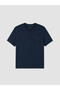 Vizyon New Season Navy Blue Printed Men's Shorts Pajama Set - 6