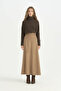 Suede Skirt - Camel