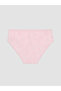 Özmarka New Season Pink Patterned Girls' Panties 3-Piece Set - 5
