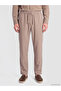 Vizyon New Season Beige Regular Fit Men's Trousers - 2
