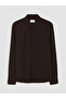 Vizyon New Season Brown Slim Fit Waffle Men's Textured Shirt