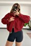 Zr Model Viral Red Plaid Jacket - 5