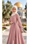 Children's Practical Tie-Up Double-Breasted Hijab Prayer Dress - 6