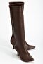 Zri̇nx-2025 Premium Light Brown Daily Women's Boots 6.5 cm - 7