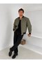 Men's Bomber Jacket with Stand Collar and Zipper, Seasonal Coat - 2