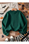 Women's Halloween Ghosts Crew Neck Sweatshirt - 2