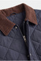 Vintage Velvet Collar Quilted Jacket / Coat - 2