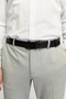 Set of 2 Automatic Buckle Holeless 100% Genuine Buffalo Leather Classic Men's Belts - Suit Belt - 2