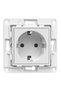Wall socket (white) - 2