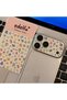 Phone Camera Sticker Embossed Tiny Adhesive Sticker (5D) (1 Tiny Sheet) (iPhone)