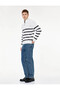 Normal Waist Cotton Vintage Straight Fit Dark Indigo Young Men's Jean Trousers 7Wam40055Nd - 2