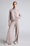 Wide Leg Elastic Waist Pocketed Waffle Sports Sweatpants I3632Ax26Au