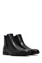 Men's Black Leather Chelsea Boots Wm750004Dv - 2