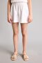 Elastic Waist Linen Blend Shorts for Girls H0783A826Sm - 3