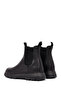 Men's Black Leather Chelsea Boots Wm600008Dv - 6
