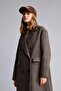 Regular Fit Plaid Double-Breasted Cashmere Coat H8594Ax26Wn - 3