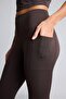 High Waist Sports Leggings with Side Pockets I2667Ax26Au - 5