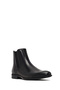 Men's Black Leather Chelsea Boots Wm750004Dv - 8