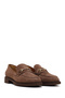 Women's Mink Buckle Suede Leather Loafer Af220009Ds - 2