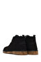 Men's Black Zippered Nubuck Leather Boots Wm822001Dn - 6