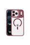 Joko apple iphone 17 pro remim lens magsafe stand cover - burgundy