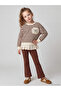 Two Mt Shop Quality Lcw Kids Brown 3 Thread Striped Standard & Regular Girls' Set