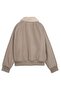 Women's Beige Reversible Blouson Jacket W Coat - 6