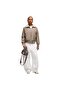Women's Beige Reversible Blouson Jacket W Coat - 4