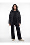 Peak New Season Black Hooded Women's Puffer Jacket - 2