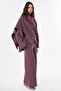 Asymmetrical Cut Double Suit Burgundy - 5