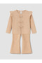 Two Mt Shop Quality Lcw Baby Beige Baby Girl Top and Pants Set