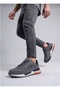 Men's Daily Parachute Material Sneaker Shoes Colorful Non-Slip Thick Sole-Smoked
