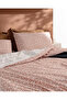 Ancelina Double Cotton Printed Duvet Cover Set - Powder - 4