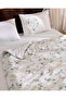 Rumily King Size 100% Cotton Ranforce Printed Elastic Sheet Duvet Cover Set - Green - 2