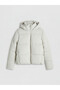 Two Mt Shop Quality Xside Beige Hooded Women's Puffer Jacket