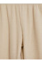 Beige Crew Neck Girl's T-Shirt - 6