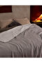 Caureo Double Jacquard Cotton Blanket - Cream/Grey - 3