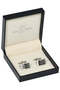 Black & Chrome Cufflinks/ Connection 30 - 2