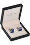 Blue & Chrome Cufflinks/ Connection 13 - 2