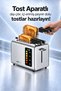 2-Slice Capacity Touchscreen Toaster – Toast Attachment and Bread Warming Rack Included - 3