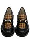 Women's Vegan Leather Black Loafer - Warner Bros Harry Potter House of Gryffindor Design - 2