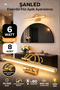 6W Electric Flute Led Sconce Gold Color Daylight Adjustable Head 8 Pcs