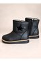 Girls' Boots Casual Boots Star Detailed Winter Boots Zippered Children's Boots Comfortable Winter Children's Boots - 7