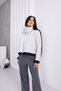 Lace Collar Scarf Sweater - 4