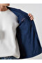 Vizyon New Season Indigo Shirt Collar Men's Jacket - 4